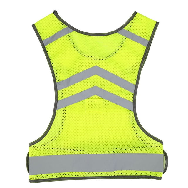 Chaleco de Seguridad Jadeshay Reflectante Fluorescente Ajustable Alta Visibilidad