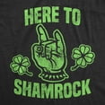 thumbnail image 2 of Mens Here to Shamrock T shirt Funny Metal Saint Patricks Day Graphic Novelty Tee Graphic Tees, 2 of 9