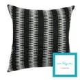 thumbnail image 3 of Better Homes & Gardens Zig Zag Stripe Decorative Throw Pillow, 18" x 18", Black and White, 3 of 8