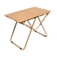 thumbnail image 3 of Mesas plegables con orificio lateral, mesa portátil resistente para exteriores, para viajes a la playa y cenar Marrón, 3 of 8