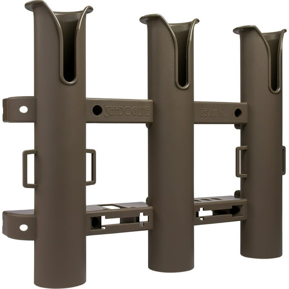 Sea-Dog Triple Threat Three Pole Rod Holder - Flat Dark Earth | Bundle of 2