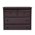 thumbnail image 5 of Pemberly Row 3-Drawer Wood Dresser with Changing Top in Dark Chocolate, 5 of 15