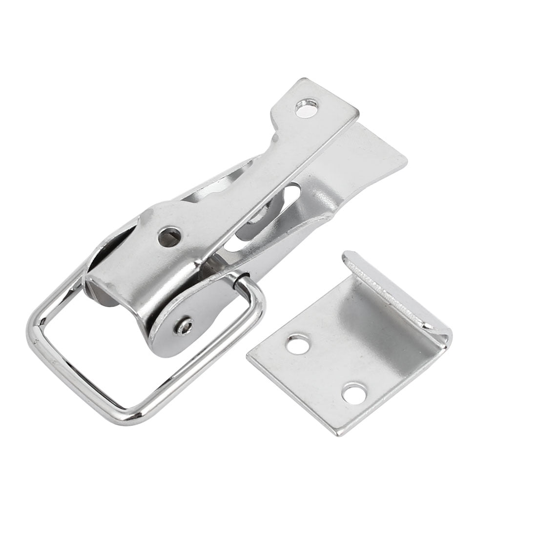84mmx35mmx16mm Chrome Plated Draw Toggle Latch Catch Hasp Lock Silver Tone