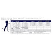 Jobst Relief Compression Stockings Unisex, Knee-High, Moderate, Closed Toe, Medium, Black, 1 Pair