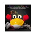 thumbnail image 3 of TANSAR Crawling Crab Baby Toy Gifts, Infant Tummy Time Toys, Cute Dancing Walking Moving Babies Sensory Induction Crabs with Light Up Music for 0-6 6-, 3 of 5