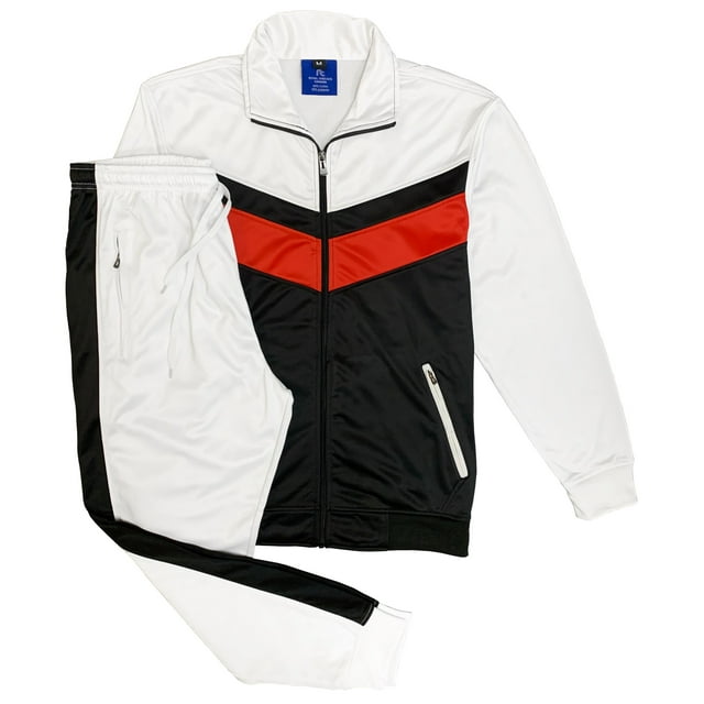 Men's Flex-It Activewear Jogger Track Jacket & Track Pants Jogging Suit