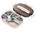 thumbnail image 2 of Kitchenware Clearance Sale, Fast Food Lunch Box Compartment Lunch Box Pink Lunch Box For Adults Lunch Container With Compartments Stainless Lunch Box Food Warmer, By Relocy, 2 of 9