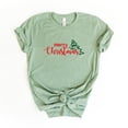 thumbnail image 5 of Merry Christmas Glitter Tree - Women's Short Sleeve Tee, 5 of 9