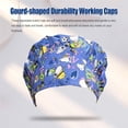 thumbnail image 3 of ruzhgo Operating Hats Nurses Long-time Service Gourd-shaped Pure Color Button Professional Assorted Colors Multifunctional Working Caps Hallowmas Yellow G-06, 3 of 5