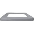 thumbnail image 6 of D.N.G. BEDDINGS 1 Piece Box Spring Cover - 100% Egyptian Cotton, 800 TC, Wrap Around 4 Sides Bed Skirt for Hotel & Home, Fits Box Springs up to 18 Inch - Twin, Stripe Silver Color, 6 of 8