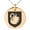 Rose, variant on Tioneer Stainless Steel Swan Harmony Coat of Arms Shield Engraved Small Medallion Circle Charm Pendant Necklace