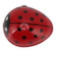 thumbnail image 4 of Mini Desktop Vacuum Cleaner, ABS Red Ladybird Simple Operation Vacuum Paper Scraps Cleaner Rotating  for Study Room, 4 of 7
