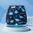 thumbnail image 3 of Boys Swim Trunks with Boxer Brief Liner Compression Swimming Shorts Stretchy UPF Quick Dry Swimsuit, 3 of 10