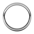 thumbnail image 2 of Platinum Half Round 6mm Half Round Band Size 8 Ring for Women and Men - 9.5 Grams, 2 of 2