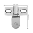 thumbnail image 4 of Miangastore 2 Pcs Charnières de Porte de Douche : Charnières Pivotantes en Acier Inoxydable Robuste pour Porte de Vitres Pièces de Rechange pour Réparation de Salle de Bain Maison Hôtel, 4 of 8