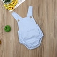 thumbnail image 6 of Franhais Baby One-pieces Cotton Romper Suspender Jumpsuits with Button Brief Casual Outfits, 6 of 6