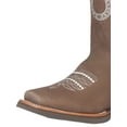 thumbnail image 5 of Men's Nubuck Leather Embroidered Design Rodeo Western Cowboy Boots 'El General' 51116, 5 of 5