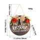 thumbnail image 3 of Placas de Madera XWSHYW Decoraciones para El Hogar Flores simuladas colgantes, 3 of 6