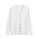 thumbnail image 5 of Suéter de cuello en V para mujer, nuevo suéter de primavera y otoño para mujer, cárdigan de punto de manga larga con cuello en V y cuello en V, cárdigan de punto de gran tamaño para mujer., 5 of 9
