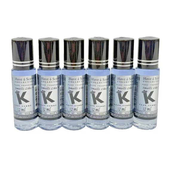 Roll On Perfume Oil Set of 6 Pieces