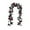 B, variant on Clearance!5.7Ft Black Flower Rose Garland Halloween Decor with Artificial Black Rose Vines Floral Garland Artificial Silk Roses for for Wedding Flowers Table Centerpiece Arrangement Room Mirror Decor