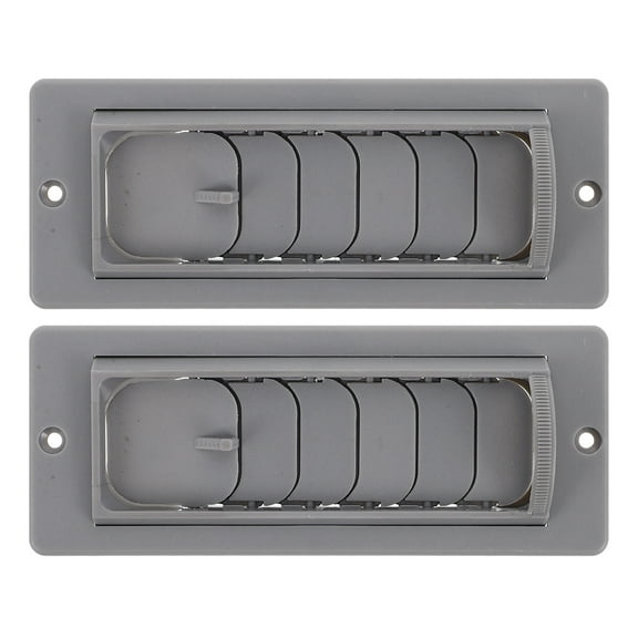 WHAMVOX 2pcs Universal Car Dashboard Air Vent Grille Vehicle Vent Outlet For Trucks Vehicle Car Dashboard Air Conditioning Vent