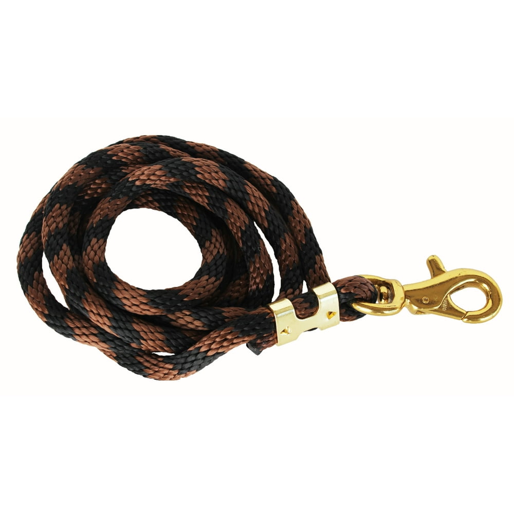 10 ft Horse Nylon Heavy Duty Lead Rope Brass Hardware 60547 Walmart