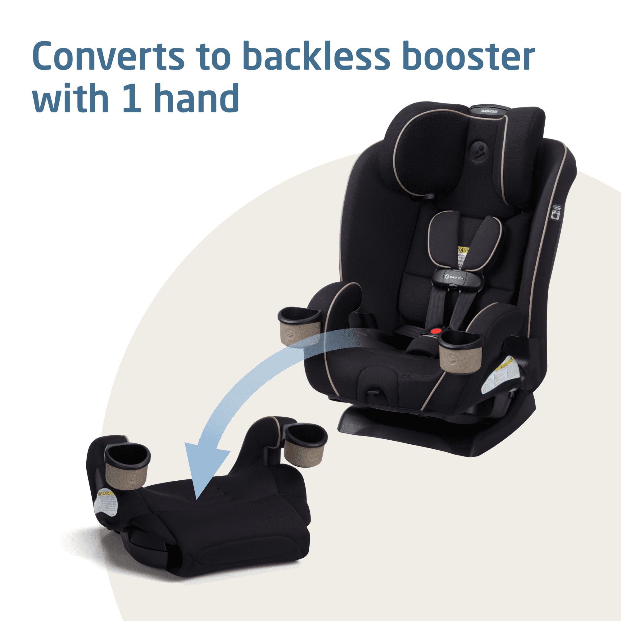 Maxi-Cosi Kani 4-in-1 Convertible Car Seat, Caspian Caviar
