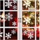 thumbnail image 4 of Lynlon 108 Decoración de ventanas Copo de nieve Pintura de ventana de copo de nieve Decoración de ventana removible Adhesivo de PVC adhesivo estático para tratamientos de ventanas de Navidad, puertas, escaparates, vitrinas, puertas de vidrio Ormromra MZQ-0916, 4 of 8