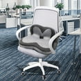 thumbnail image 3 of Cojín de espuma viscoelástica Yuyangstore para asiento de Silla de oficina funda lavable Gris, 3 of 7
