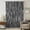 Black, variant on Gray Lines Sheer Curtains 54 Inches Long, Vintage Wave Stripes Texture Simple Light Filering Curtains, Breathable Simi Curtain Privacy Drapes for Kitchen Bathroom Lightweight Small Window Treatment