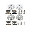 thumbnail image 3 of PowerStop Front and Rear Z23 Evolution Sport Carbon-Fiber Ceramic Brake Pad and Drilled & Slotted Rotor Kit Fits: DODGE Select Models K2188, 3 of 10