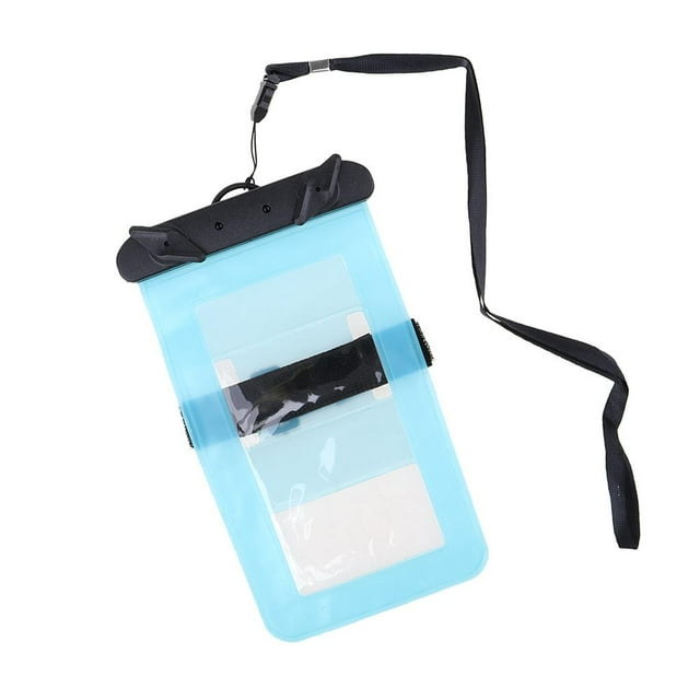 Bolsa Seca Universal Impermeable Para Teléfono Con Banda Para El Brazo Con Cordón Azul Cielo Sunnimix Funda impermeable para teléfono