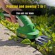 thumbnail image 3 of 7.2V Garden Electric Trimmer Pruning Scissors, Rechargeable Cordless Lawn Hedge Fence Scissors Weeder, Weeding Trimmer Tools, 3 of 4