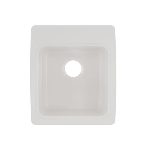 Swan Solid Surface 17.25'' x 20'' Drop-In/Undermount Laundry Sink