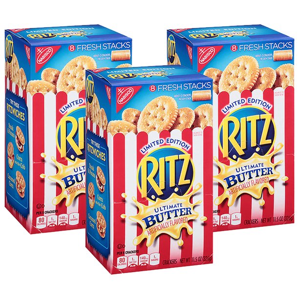 (3 Pack) Nabisco Ritz ULimate Butter Crackers, 11.5oz