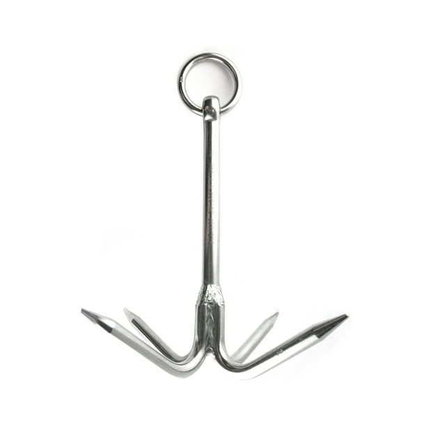 Stainless Steel 316 Hook Anchor 12.5" (315mm) Marine Grade Grapple