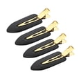 thumbnail image 1 of Juego de 4 Pinzas Invisibles para Cabello, Ideal para Peinados con Fleco, Acabado Dorado, Herramienta de Belleza en Tono Negro y Dorado, 1 of 6