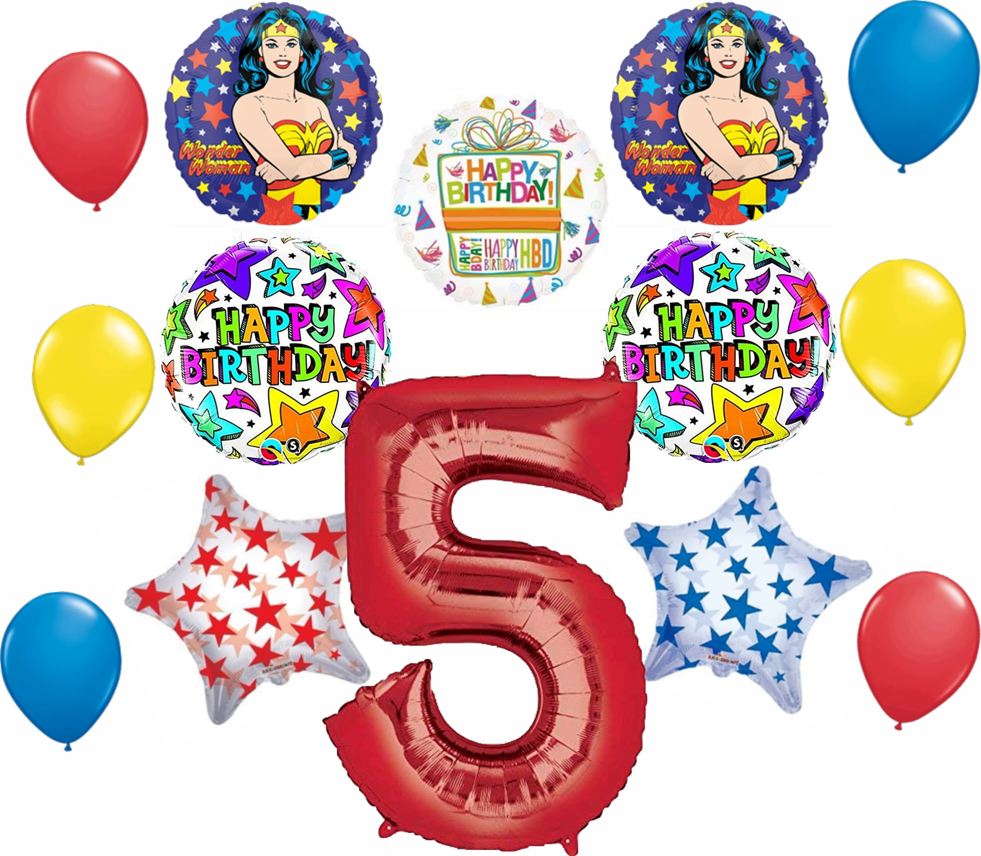 Wonder Woman Foil Balloon 33 Walmart Com
