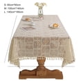 thumbnail image 6 of Ludlz Table Cloth Durable Soft Fabric Decorative Large Hotel Restaurant Dining Table Cloth Party Supplies for Gift, 6 of 8