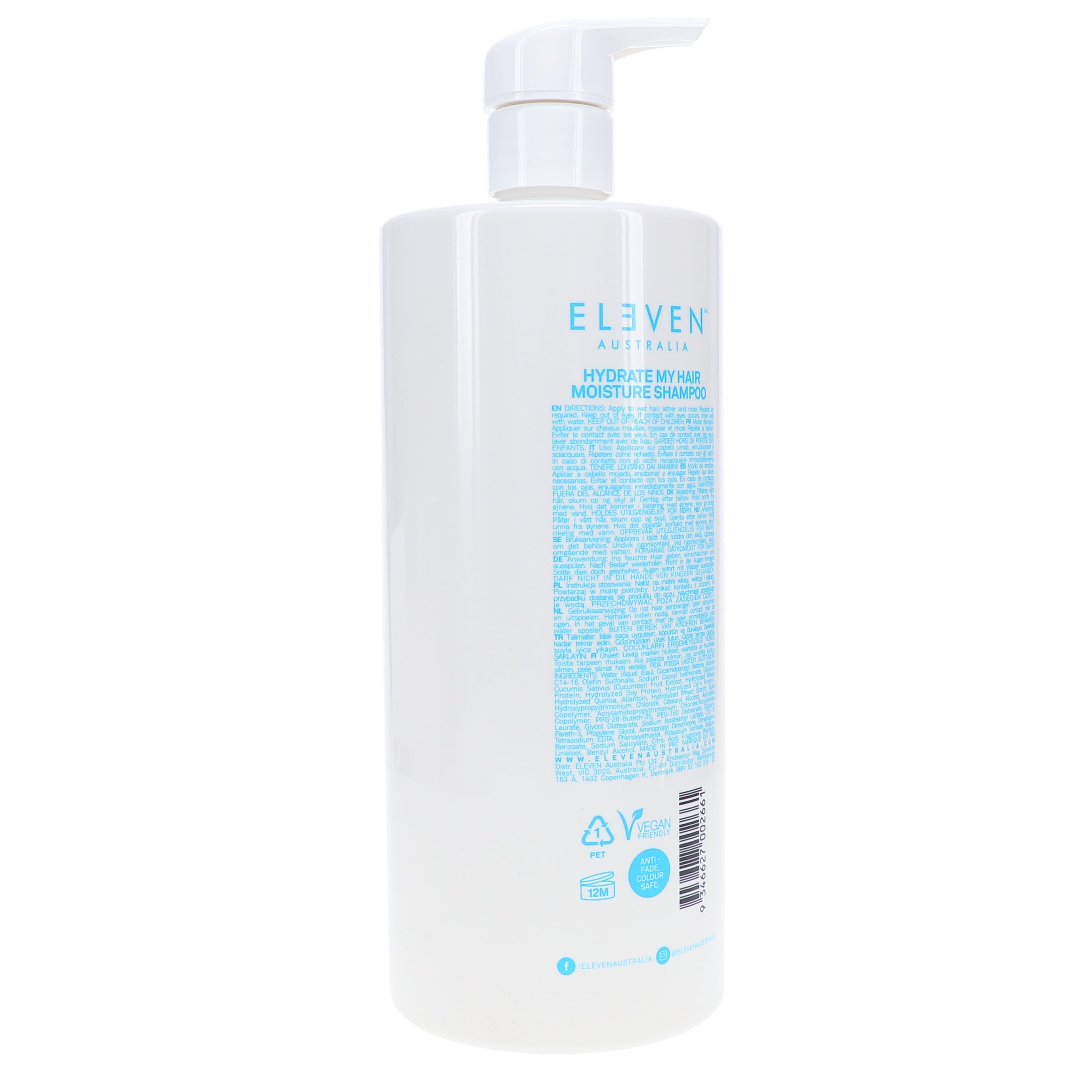 ELEVEN Australia Hydrate My Hair Moisture Shampoo 32.5 oz