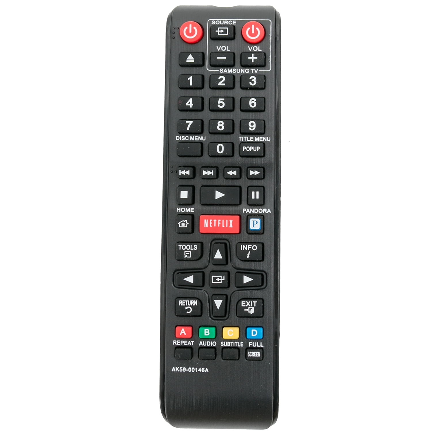New AK59-00146A Replaced Remote Control fit for Samsung Blu-Ray DVD Player BDE5300 BD-E5300 BD-E5300/ZA BD-ES6000 BDE5400/ZA BD-E5400/ZA BDE5300ZA