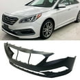 thumbnail image 2 of Unpainted Front Bumper Cover Fit for Hyundai Sonata 2015 2016 2017, 15-17 Sonata Bumper Cover, 2 of 6
