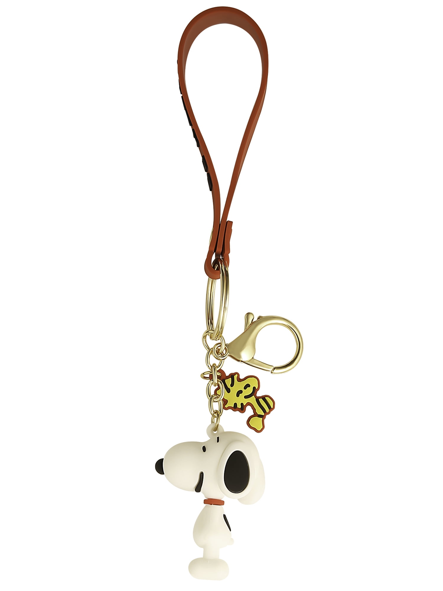 Peanuts Snoopy 3D PVC Keychain Charm Be Happy