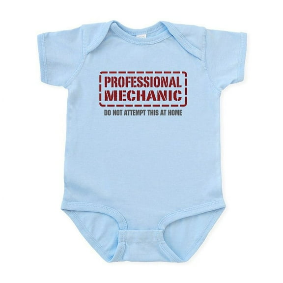 CafePress - Professional Mechanic Infant Bodysuit - Baby Light Bodysuit, Size Newborn - 24 Months