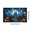 7A, variant on Gothic Design Halloween Banner Spooky Castle Jack O Lantern Decorative Spooky Scene Pumpkin for Halloween Party Yard Decor