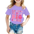 thumbnail image 2 of ibiyuan Big Sister Shirts for Girls 14-16 Promoted To Girls Outfit T-Shirt Baby Announcement Short Sleeve Tshirts 3t Shirts Girls Sibling Outfits Tees Girls Tops Size 6, 2 of 4