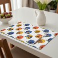 thumbnail image 6 of Placemat, Pioneer Flower Floral Print Pattern Place Mats Table Mat Set Of 2, PVC Washable Placemats for Party Kitchen Dining Decoration, 18x12 Inch, Fade Resistant, 6 of 6