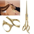 thumbnail image 4 of Tijeras Profesionales De Corte De Pelo De Barba De Acero Inoxidable Para Hombres Y Mujeres, Herramienta De Estilismo De Salón De Peluquería De Alta, 4 of 7