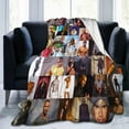 thumbnail image 2 of Blanket Shemar Actor Moore Throw Flannel Blankets Warm Soft Cozy Fuzzy Blanket for Bed Sofa Couch Camping Travel Gift Blankets for All Seasons 80"x60", 2 of 6